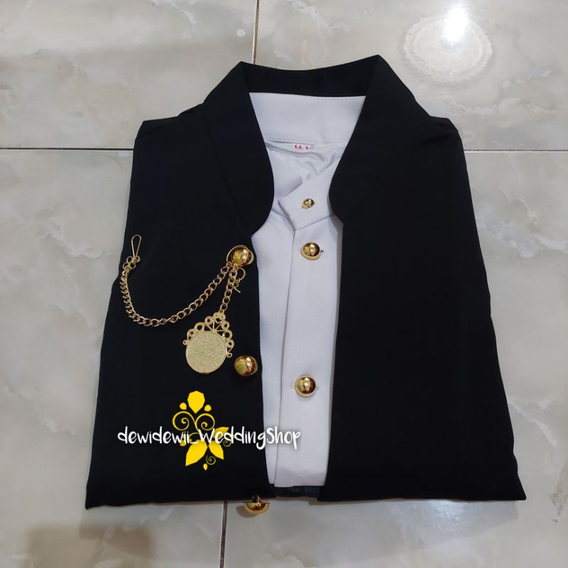 Set Baju Prewedding - Nuansa Hitam Hewes, Motif Nitik Hitam