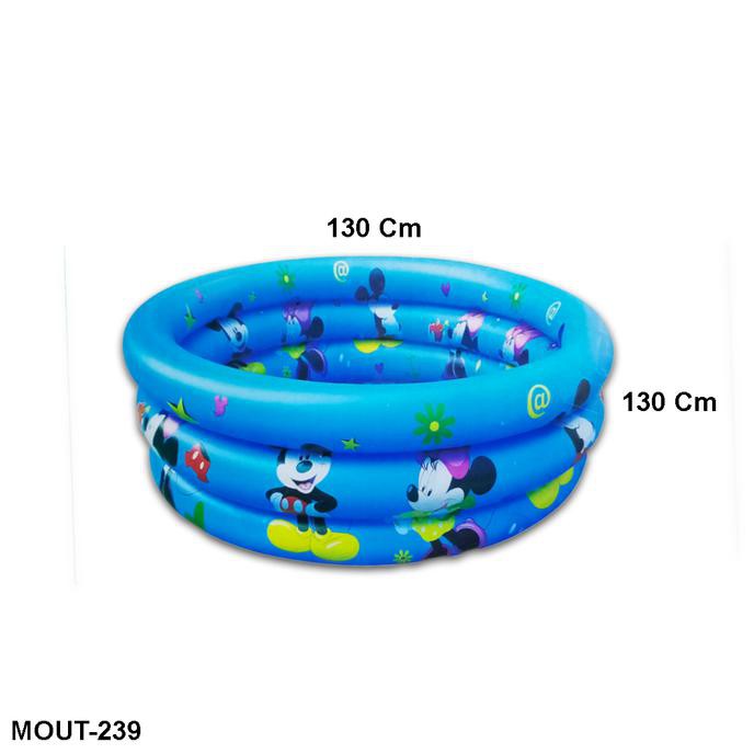 BABY POOL 130 kolam renang portable anak bahan karet - MOUT-239