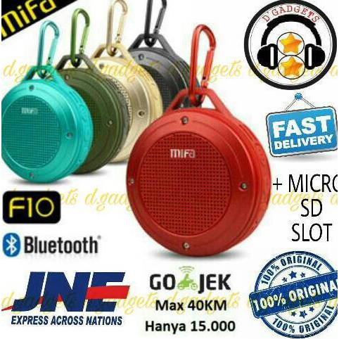 Xiaomi MiFa F10 Bluetooth Portable Waterproof Speaker - Merah
