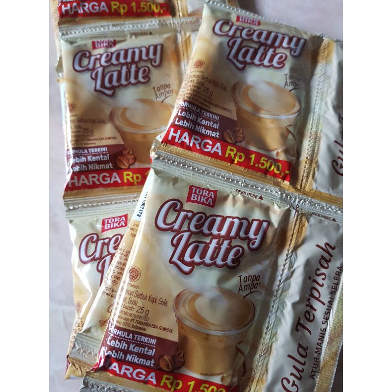 

TORABIKA CREAMY LATTE 10X25 GRAM