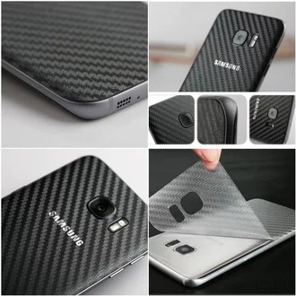 GARSKIN Sticker Carbon Samsung S22 Plus Ultra S22+ Skin Carbon Transparan Fiber Protection Back Sticker Carbon