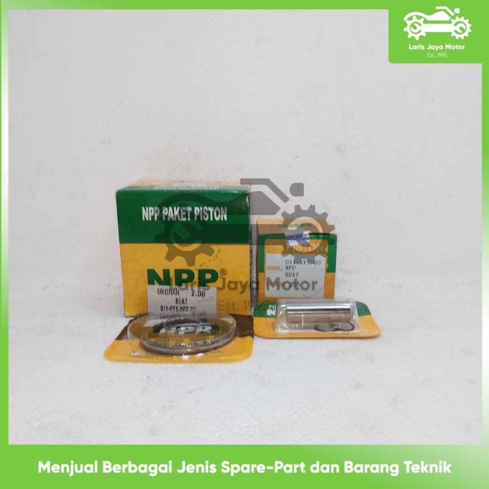 PISTON SEHER KIT BEAT LAMA OVER SIZE 2.00 011-KVY-NPP ORIGINAL PISTON BEAT KARBU UKURAN 2.00 SEHER B