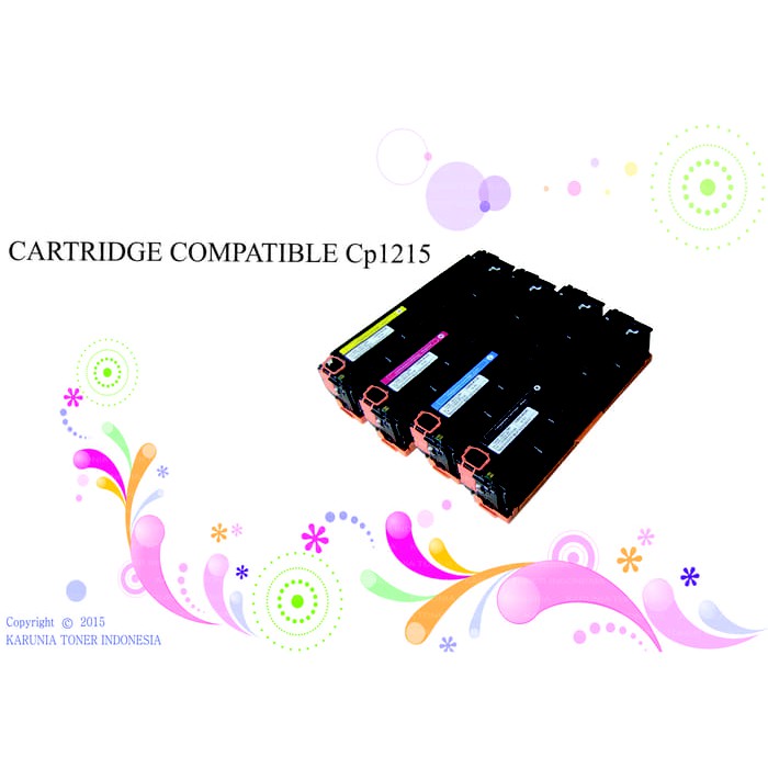 CARTRIDGE COMPATIBLE COLOR LASERJET PRINTER Cp1215