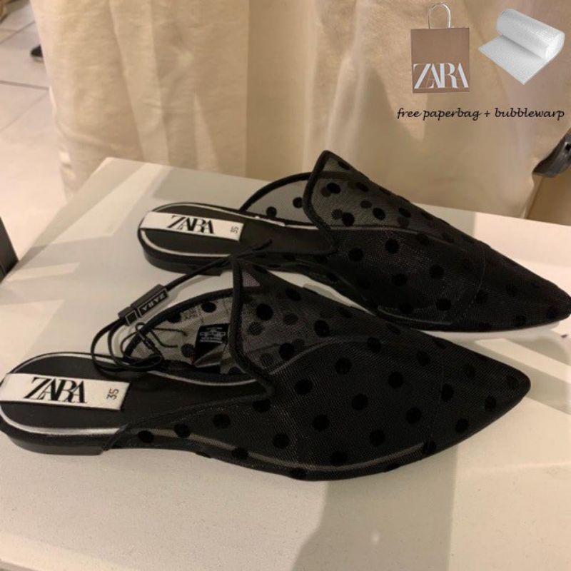 FLAT SHOES ZARA 174 - SEPATU BRANDED WANITA ZARA - SEPATU TEPLEK