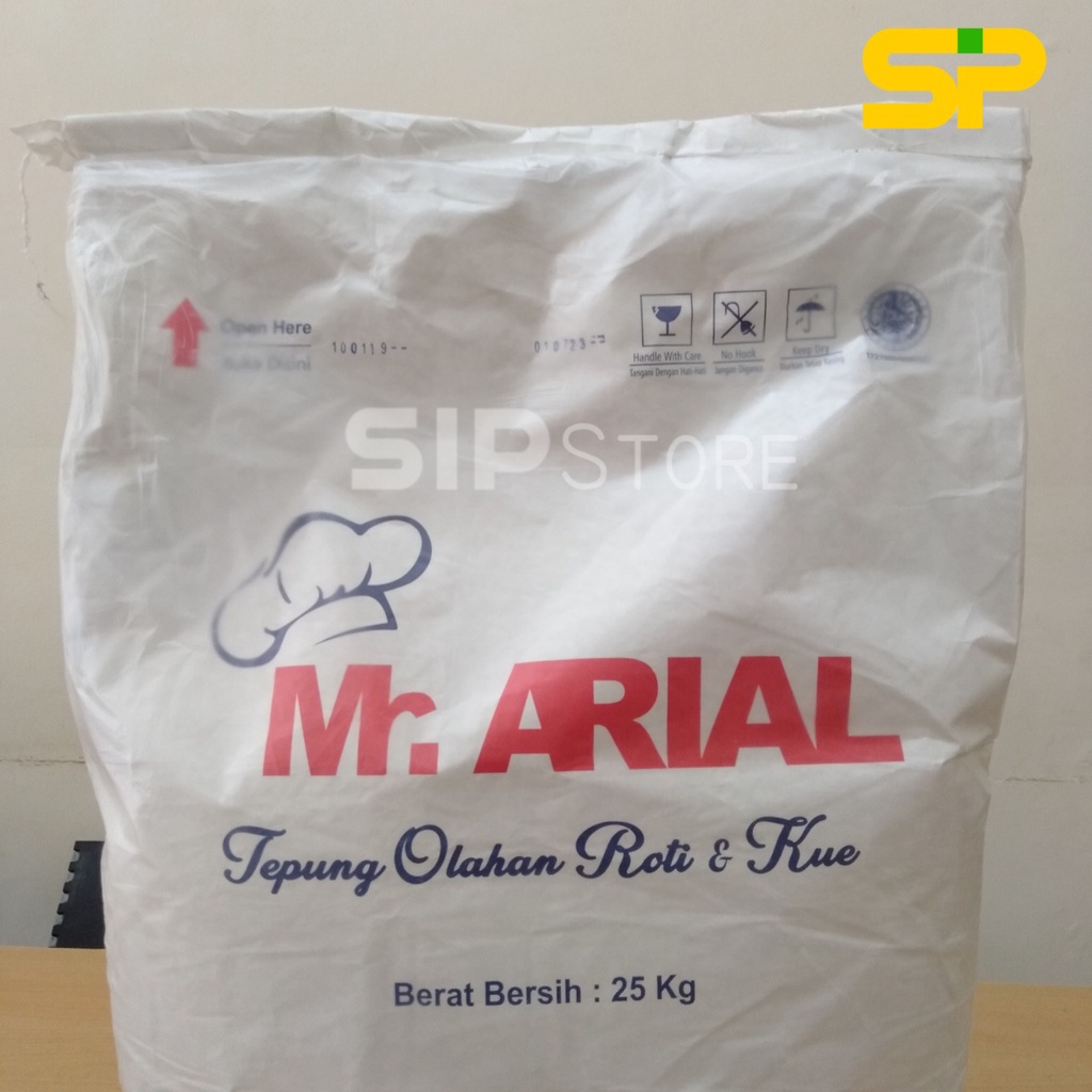 MR. ARIAL Tepung Olahan Roti &amp; Kue / Susu Bubuk / Tepung Premix / Milk Replacer 25kg