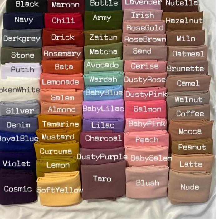 Best Seller.. BAWAL MALAYSIA HIJAB BAWAL CURVE CERUTY  | BAWAL MALAYSIA