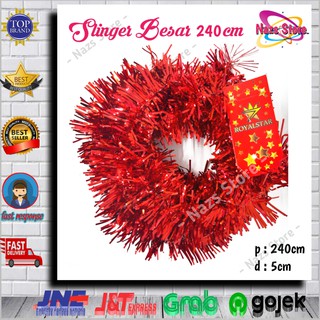 Slinger Rumbai Dekorasi Pesta Pohon Natal Hiasan Slinger Rumbai Dekorasi Pesta Pohon Natal Hiasan