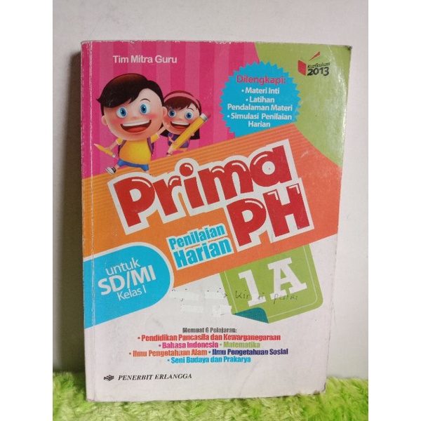 PRIMA PH PENILAIAN HARIAN UNTUK SD MI KELAS 1A