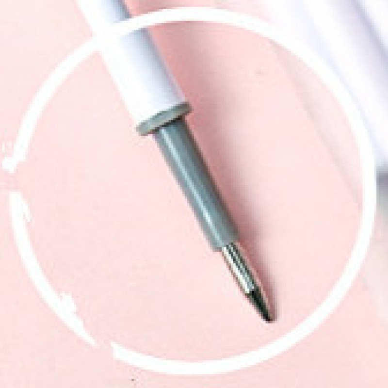20 Pcs Black Students Full Needle Refill Bullet Head Refill Press Pen Smooth Test Durable Pen Refill
