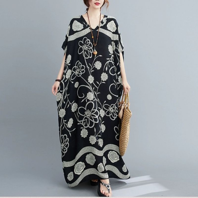 MDLV ~ 91008# Homewear Maxi Dress Daster Maxi Dress Bigsize Dress Oversize Fashion Import