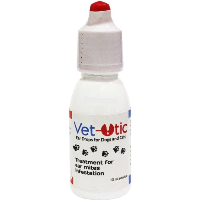 Obat Tetes Kutu Radang Telinga Ear Mite Kucing Anjing VET OTIC 10ml