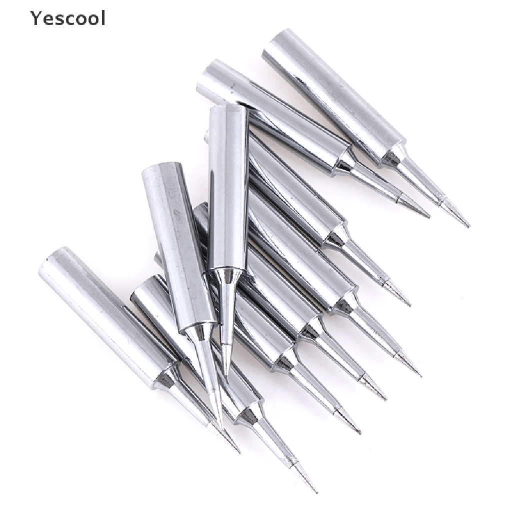 Yescool 10pcs 900m-t-i Kepala solder Pengganti Bahan Besi