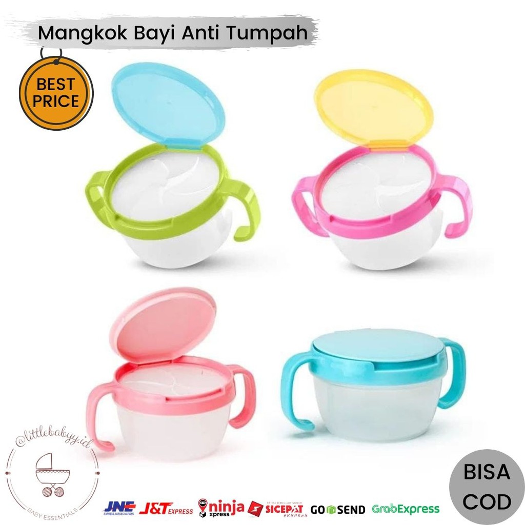 Mangkok Makan Bayi Anti Tumpah | Mangkok MPASI | Mangkok Snack Bayi