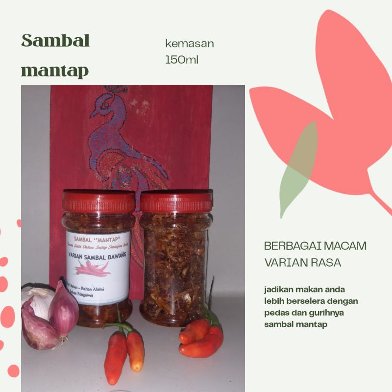 

Sambel Bawang Pedas Gurih & Tanpa Bahan Pengawet
