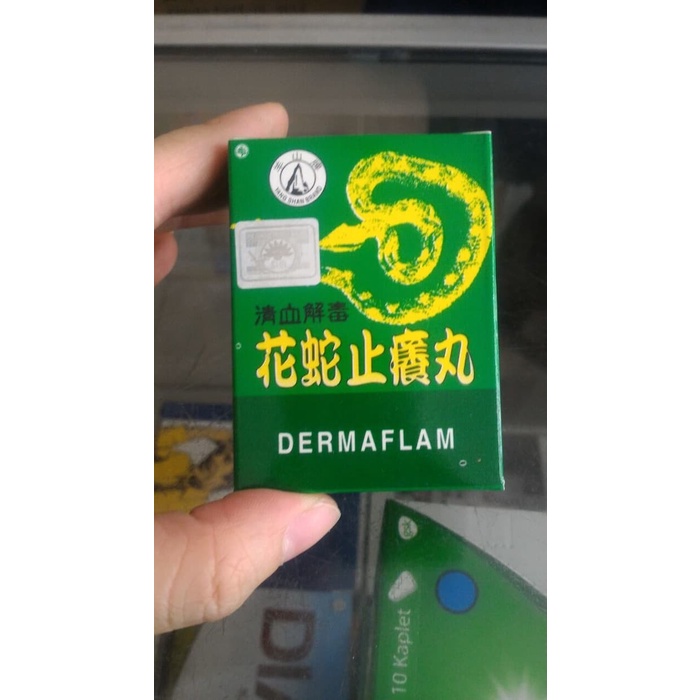 Dermaflam (Snake Itch Removing Pills / Hua Se Zhi Yang Wan) merupakan