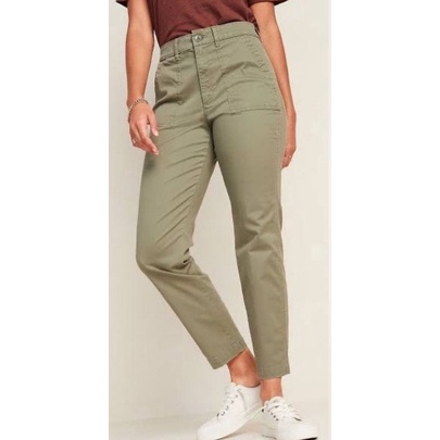 (Part1 sz 0-8)G*P HIGH RISE GIRLFRIEND KHAKIS STRAIGHT PANTS