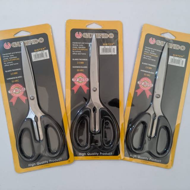 

SCISSORS/GUNTING GUNINDO SISTER KC-888 (BESAR) STAINLESS STEEL