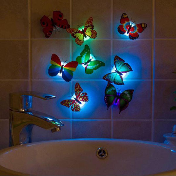 Kupu Kupu LED Lampu Kamar LED Model Kupu Kupu Butterfly Dekorasi Dinding / TS-72