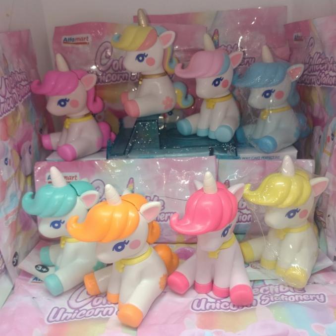 Mainan Unicorn Alfamart 8 Seri (KOMPLIT)Limeted Edition Rainbow IMPORT