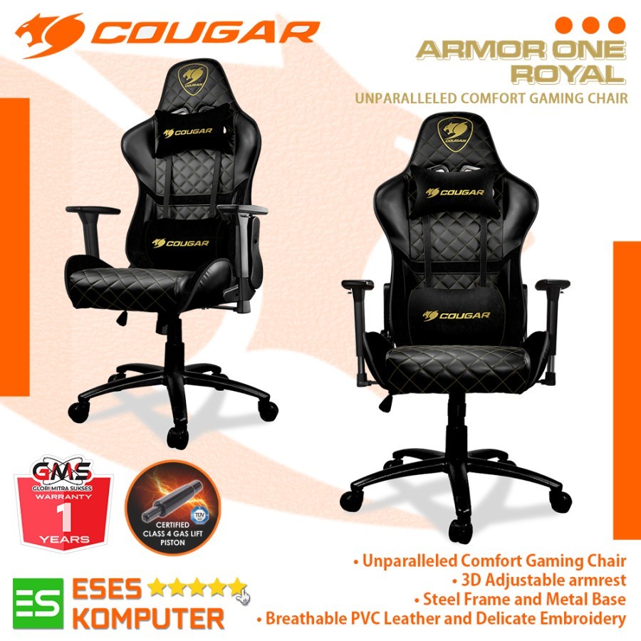 COUGAR ARMOR ONE ROYAL Unparalleled-Comfort Gaming Chair Kursi Gaming