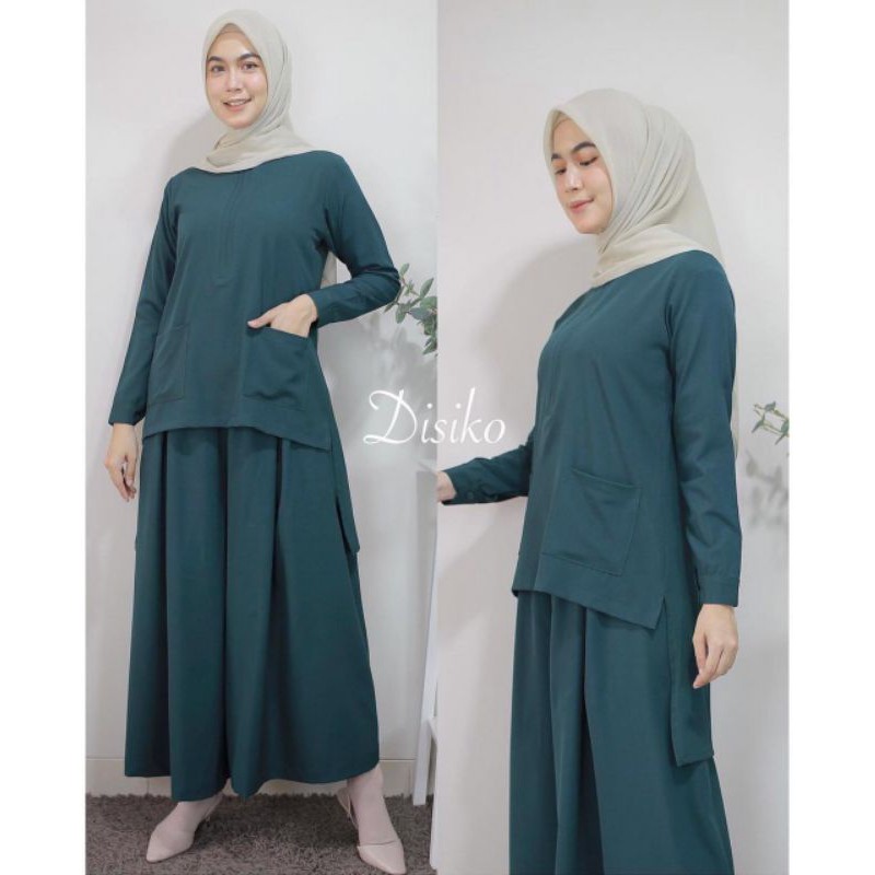 Baju Gamis Qiana Set By Disiko