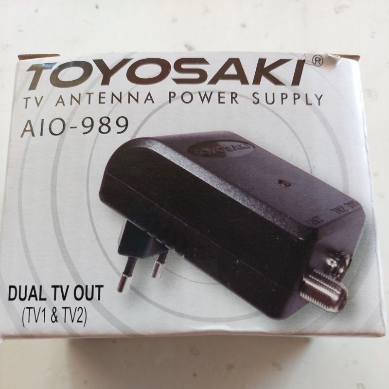 power supply /adaptor antena  toyosaki AIO 989 /booster antena AIO 220/AIO 235