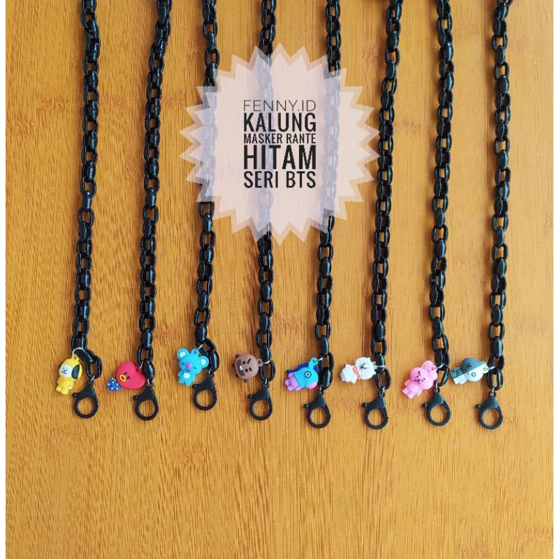 KALUNG MASKER RANTAI SERI BT21