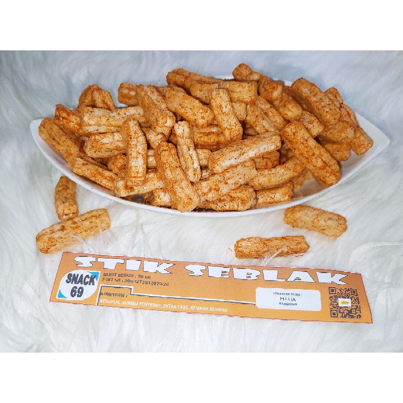 

Kerupuk seblak - Stik seblak 100gr - kerupuk seblak pedas