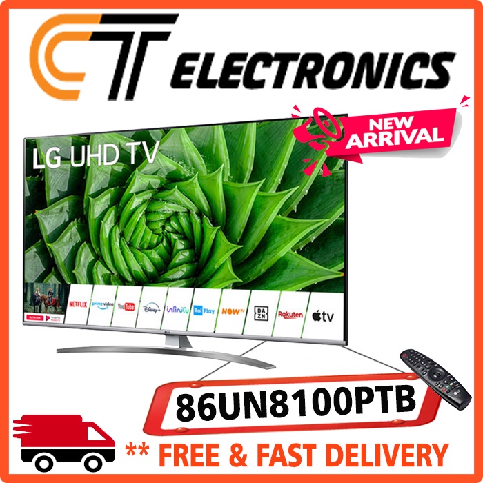 LG LED TV 86UN8100PTB - SMART TV LED 4K 86 INCH 86UN8100 86UN81 MURAH