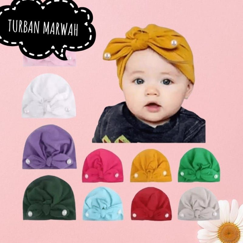 TURBAN BAYI/ANAK MARWAH ALLSIZE 0-3TH / TURBAN BABY