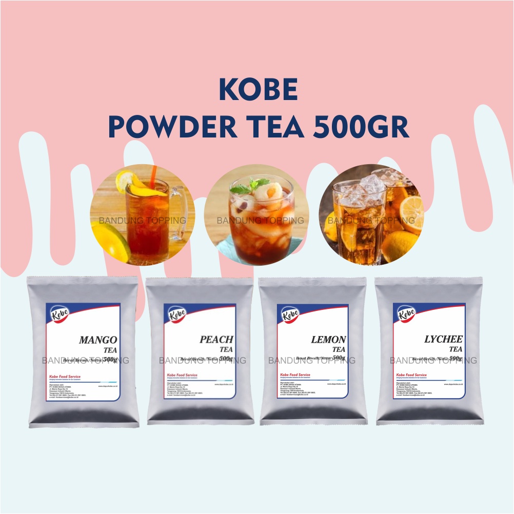 Kobe powder tea kemasan 500gr