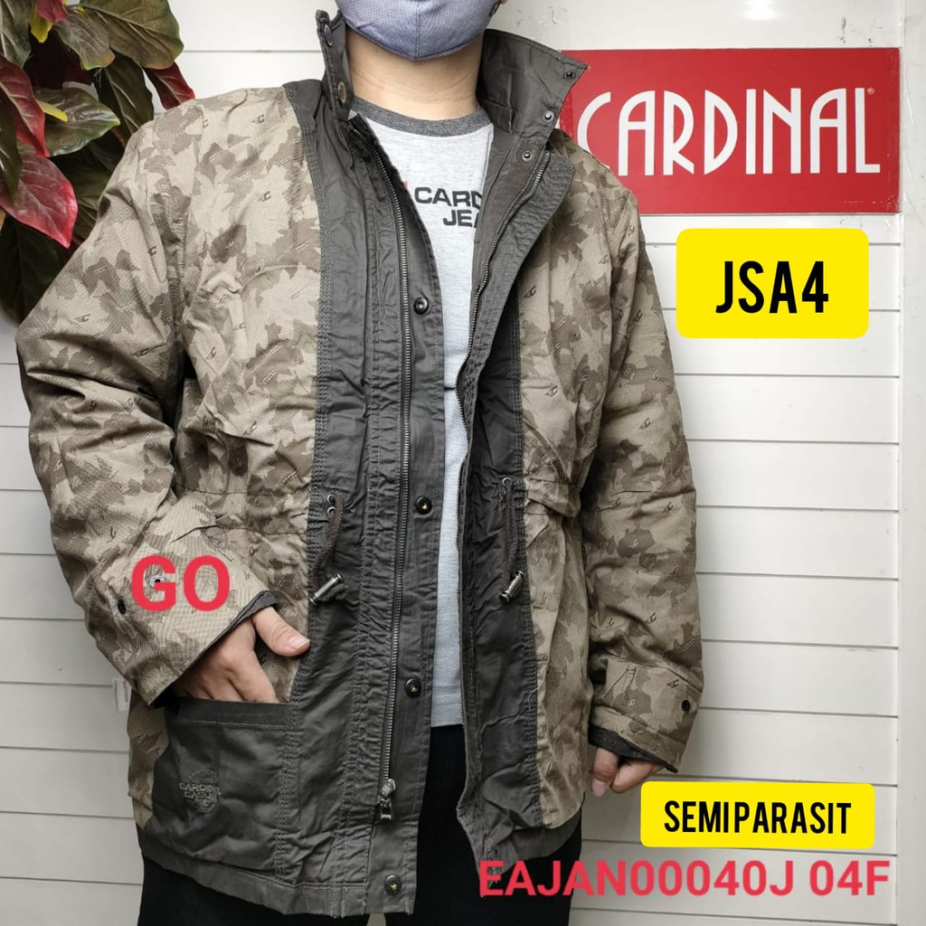 gof JSA CARDINAL JAKET SEMI PARASUT Casual Cowok Jaket Pria Terbaru Cardinal Original