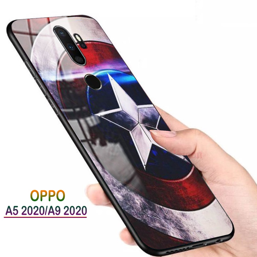 Softcase Glass Kaca OPPO A5 2020, A9 2020 - Casing HP OPPO A5 2020, A9 2020 [ S16 ].