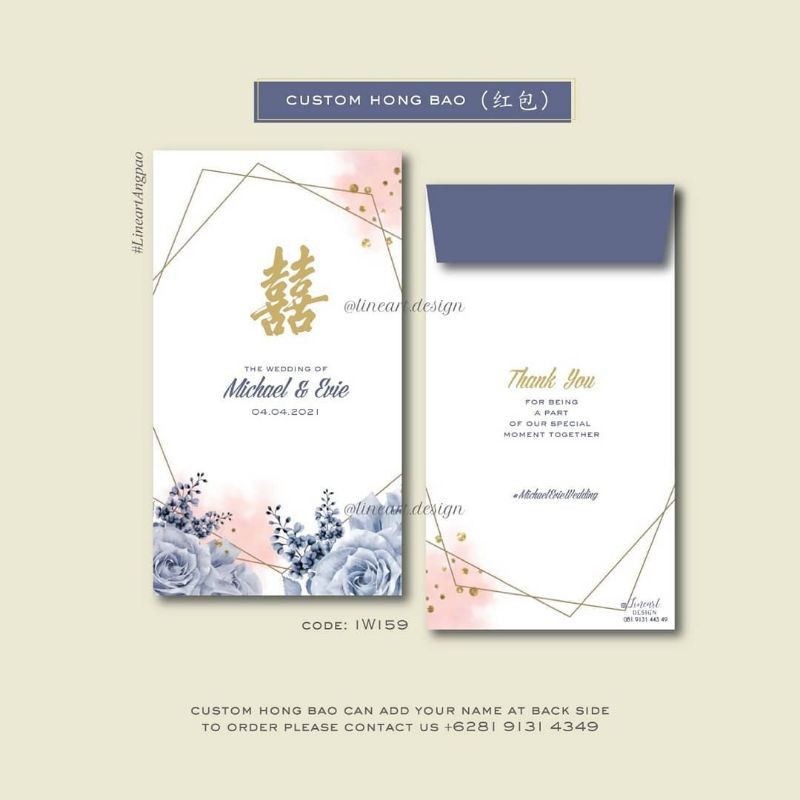 

SALE CUSTOM ANGPAO WEDDING FREE NAMA