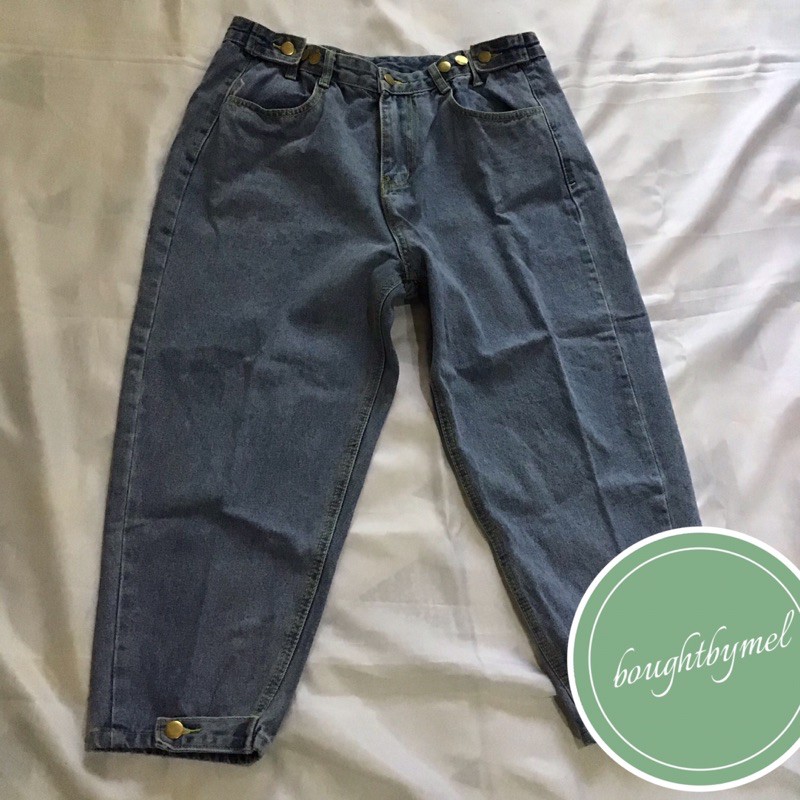 Preloved Myrubylicious ASAGAO DENIM PANTS LIGHT BLUE