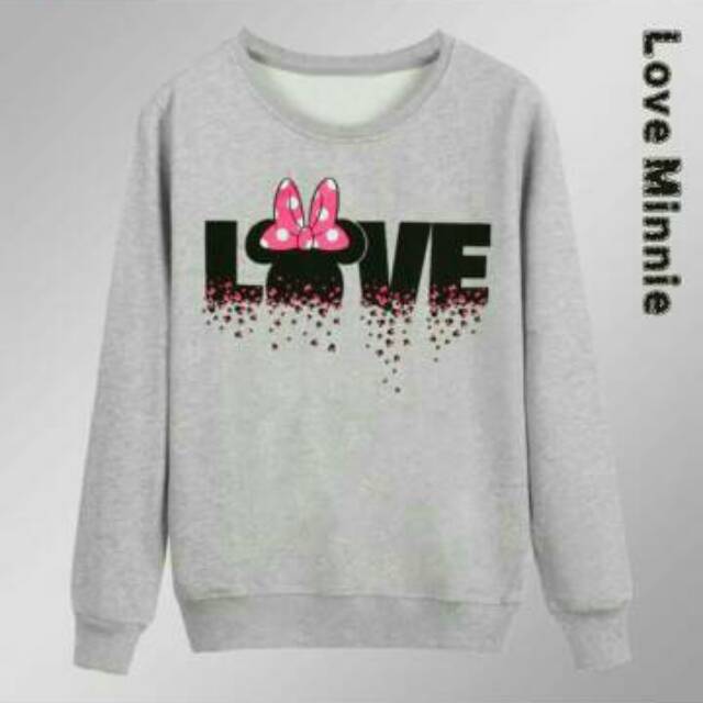 Sweter cewek abg love / sweter cewek abg murah / sweter cewek abg motif