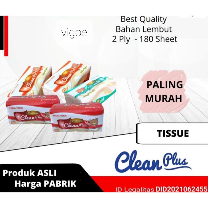 Facial Tissue 2ply Tissu wajah 180 sheet