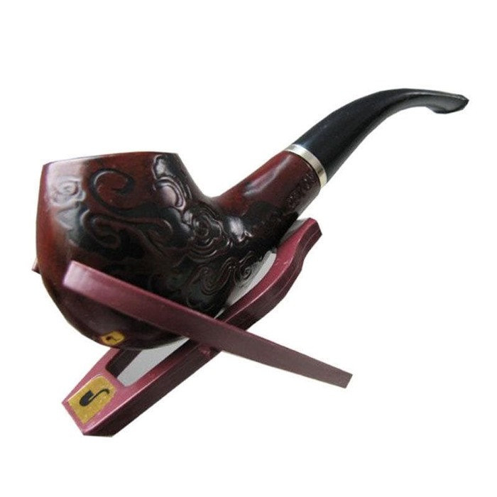 Termurah Pipa Rokok Kayu Ukiran Klasik - Brown Kualitas bagus I Produk Terlaris