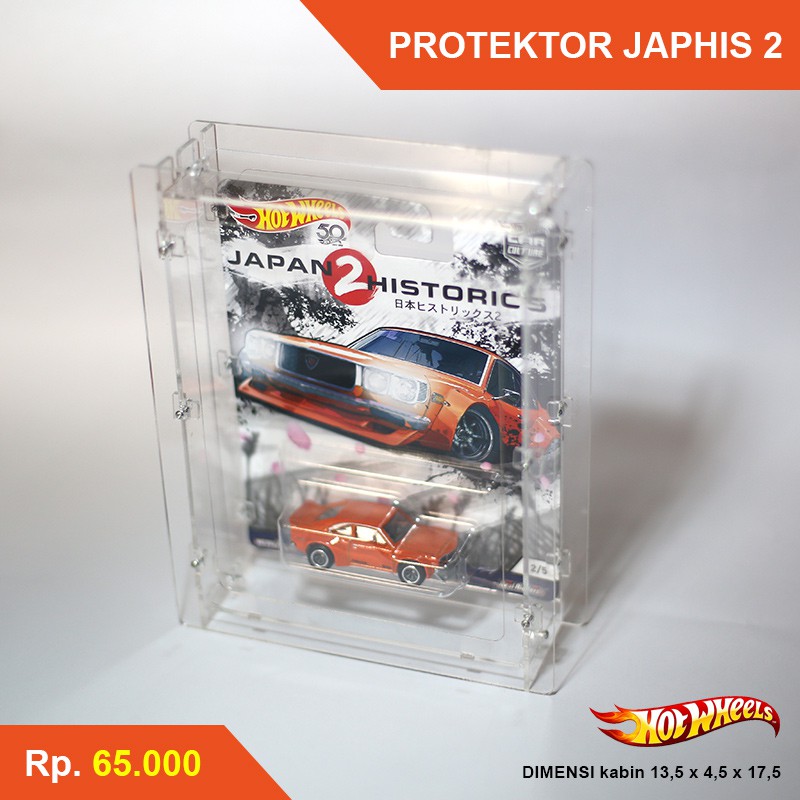 TERMURAH Display Protector Akrilik Hotwheels / Blister Protector Hotwheels Retro Entertainment