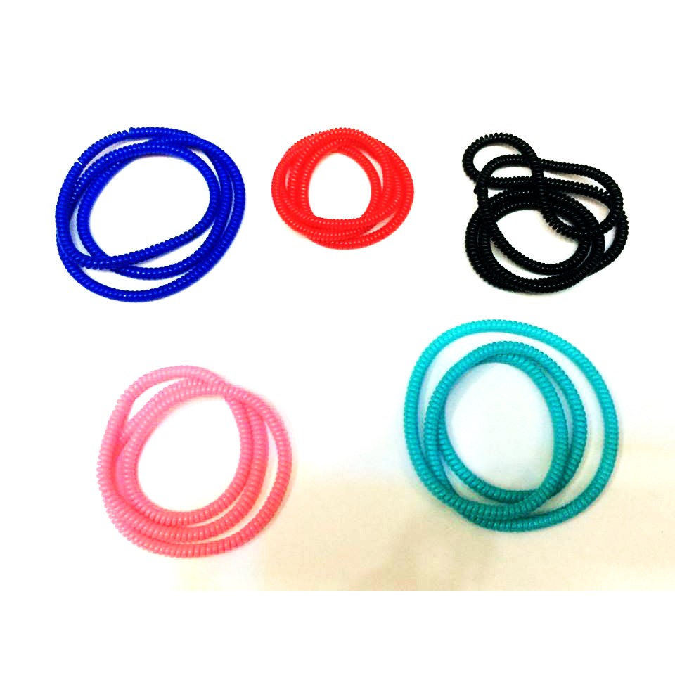 Pelindung kabel pelilit kabel pelindung kabel spiral 1 warna - warna  random