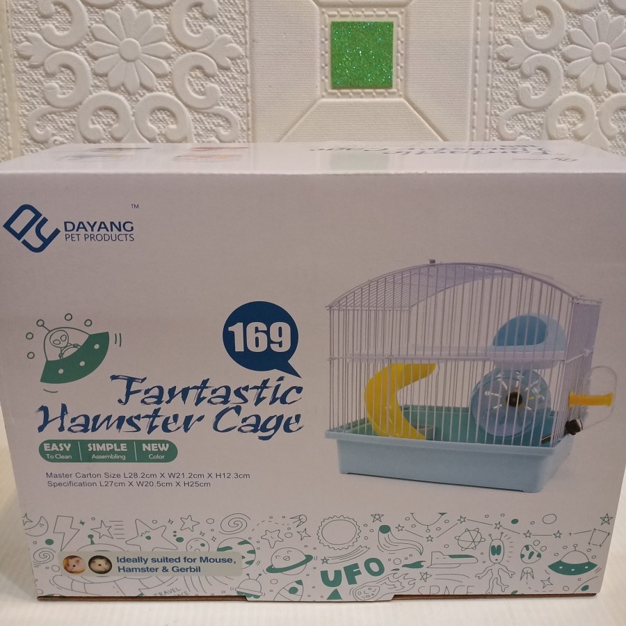 Kandang Hamster Komplit Tingkat Dayang Hamster Cage 169 Ufo