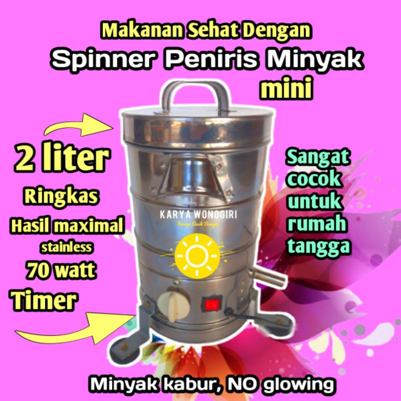 spiner peniris minyak spinner mesin peniris minyak saringan minyak pengering makanan gorengan