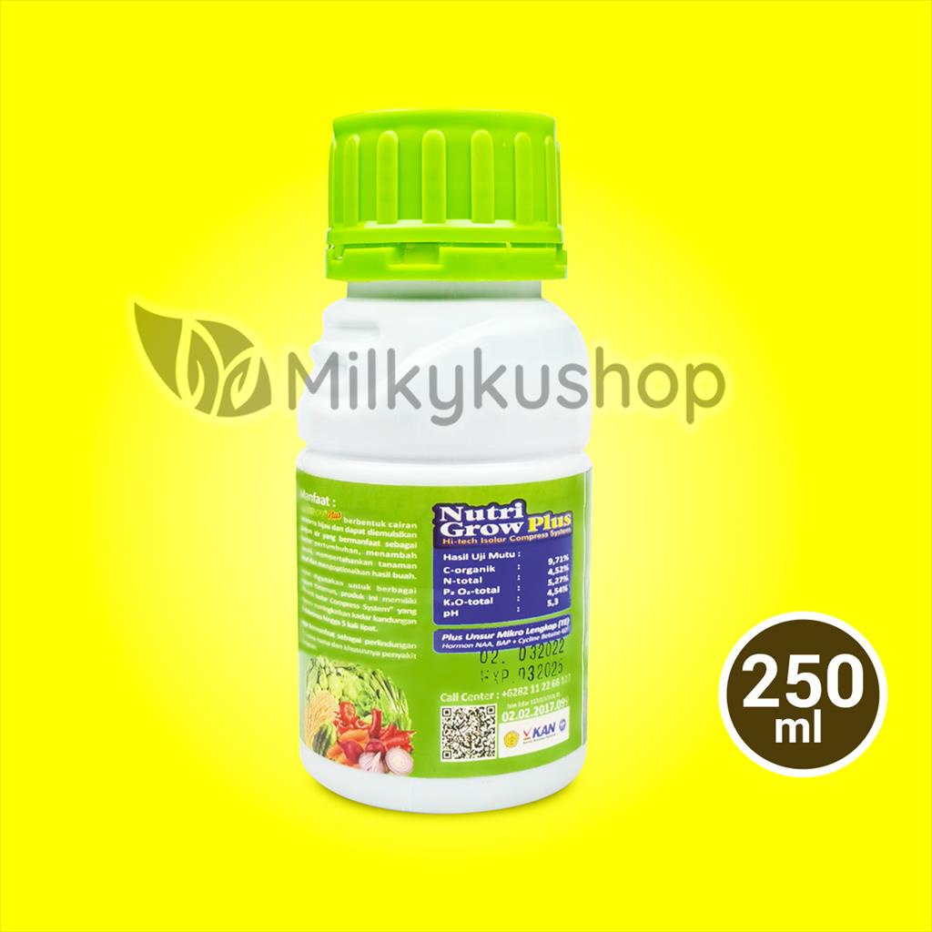 POC NUTRIGROW PLUS VEGETATIF 250 ML PUPUK ORGANIK CAIR