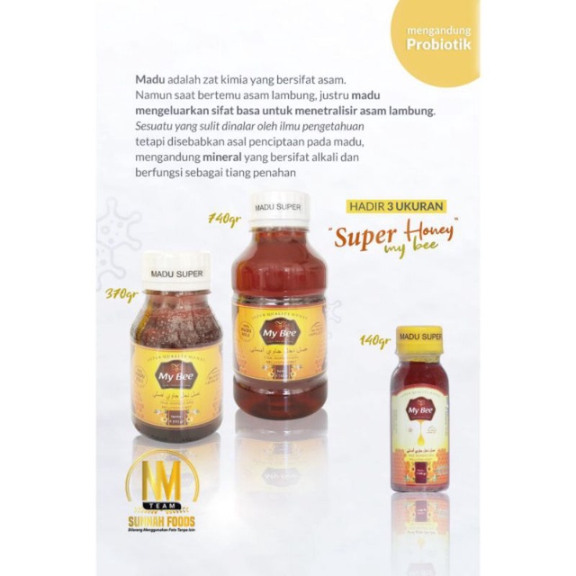 

Madu Murni 140gr