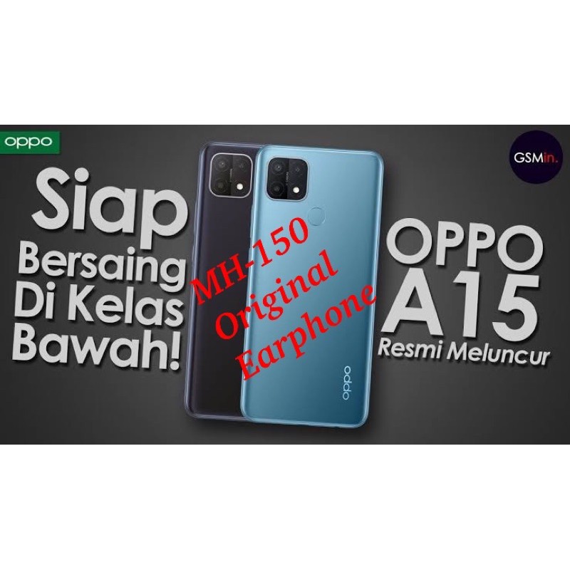 promo handsfree oppo reno / a15 / mh150 new original quality suara keren 100%