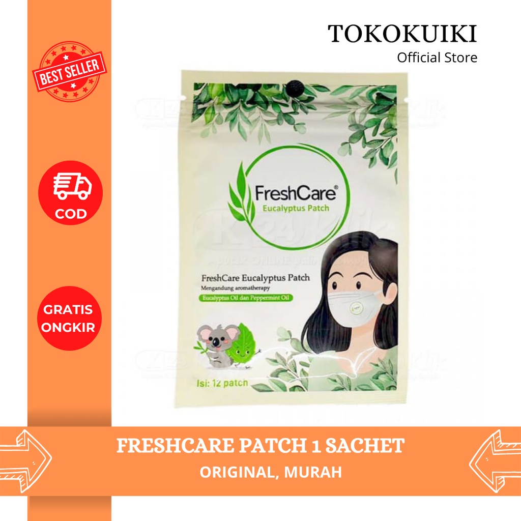 Freshcare Patch Eucalyptus Masker Tempel Fresh care terbaru 1 Sachet isi 12 Patch