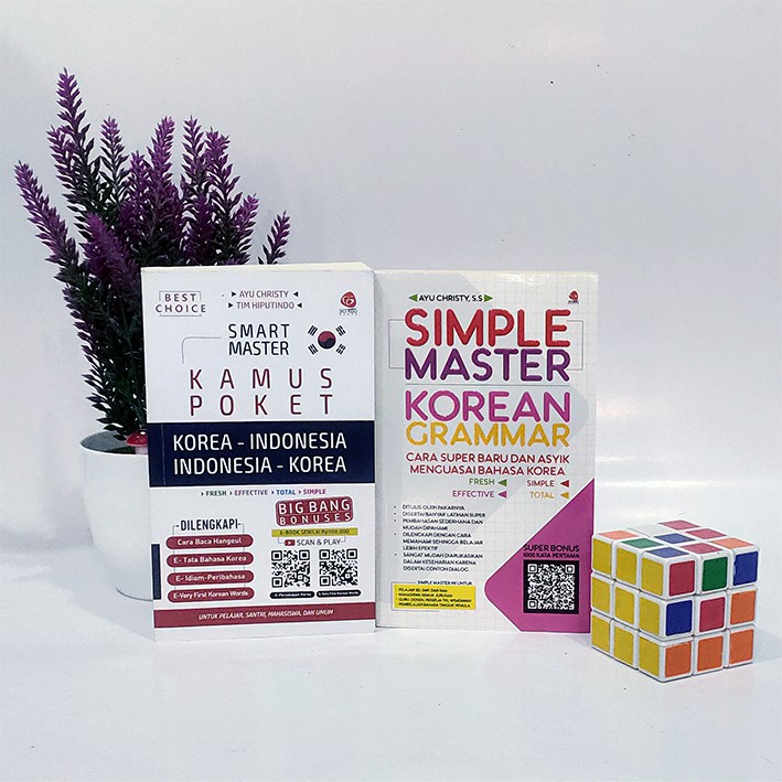 BUKU BAHASA KOREA SIMPLE MASTER KOREAN GRAMMAR DAN KAMUS KOREA / ISI 2 / ORI