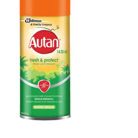 ☺ Autan spray anti nyamuk fresh & protect aerosol 150gr ♠
