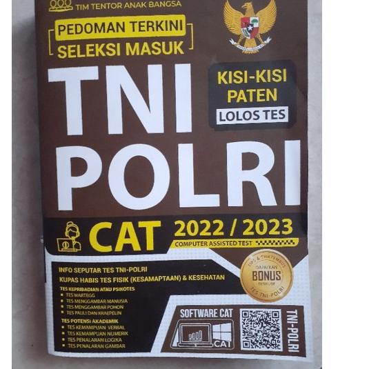 

Harga Spesial.. BUKU PEDOMAN TERKINI SELEKSI MASUK TNI-POLRI 2022-2023