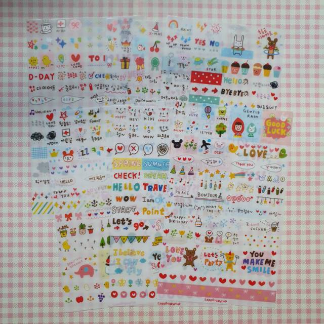 

kawaii sticker for scrapbook and journal